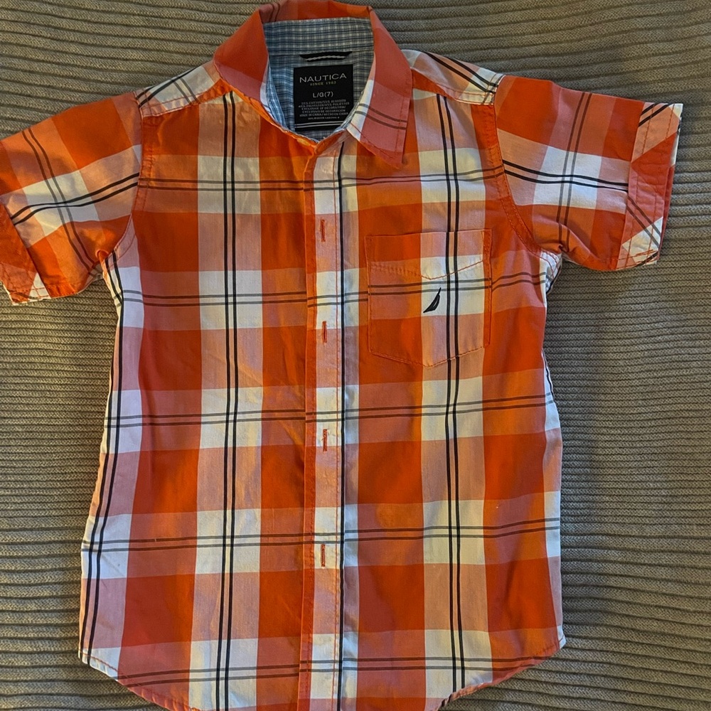 Nautica short sleeve boys shirt